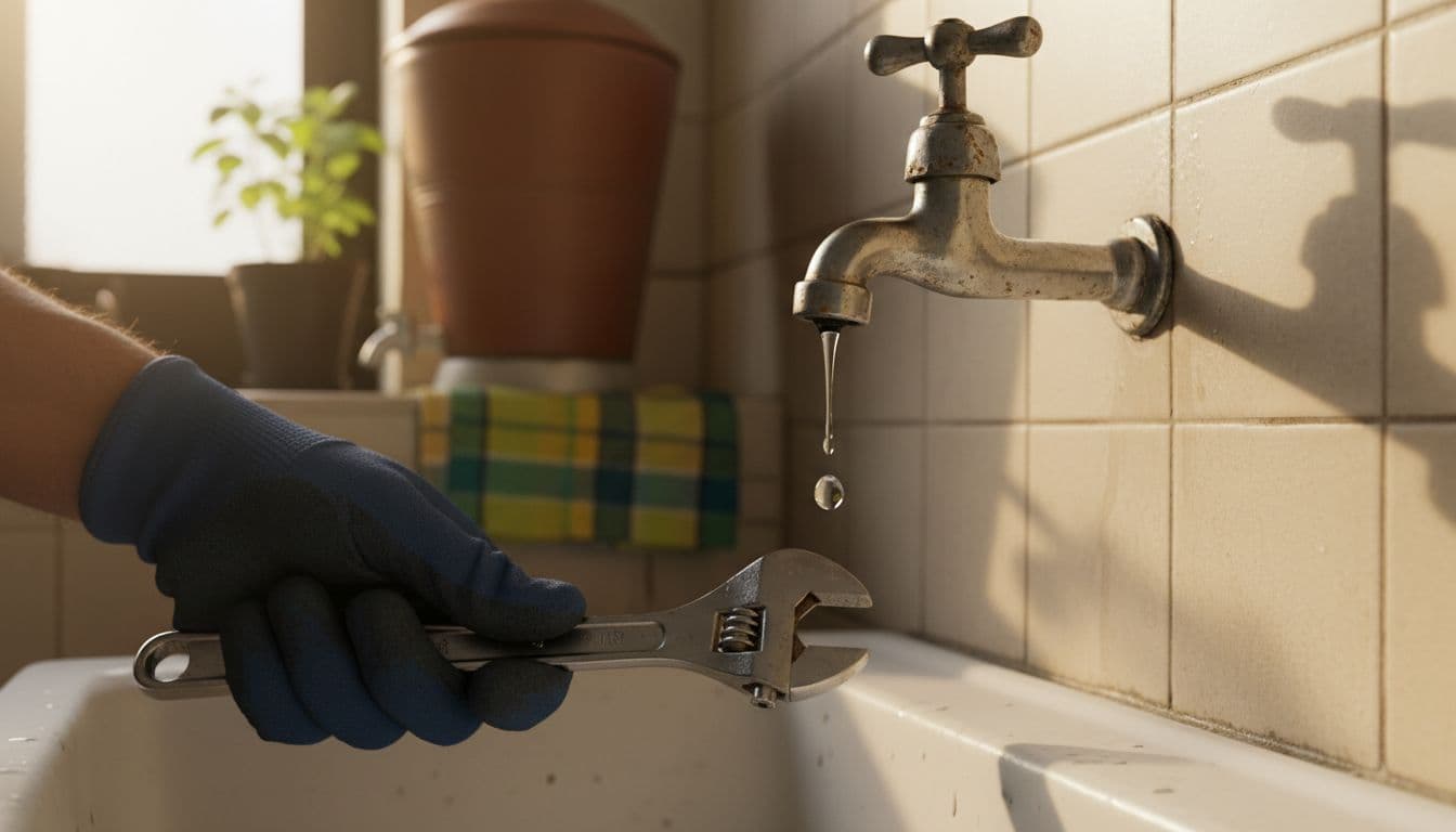 Como eu conserto uma torneira pingando sem mistério