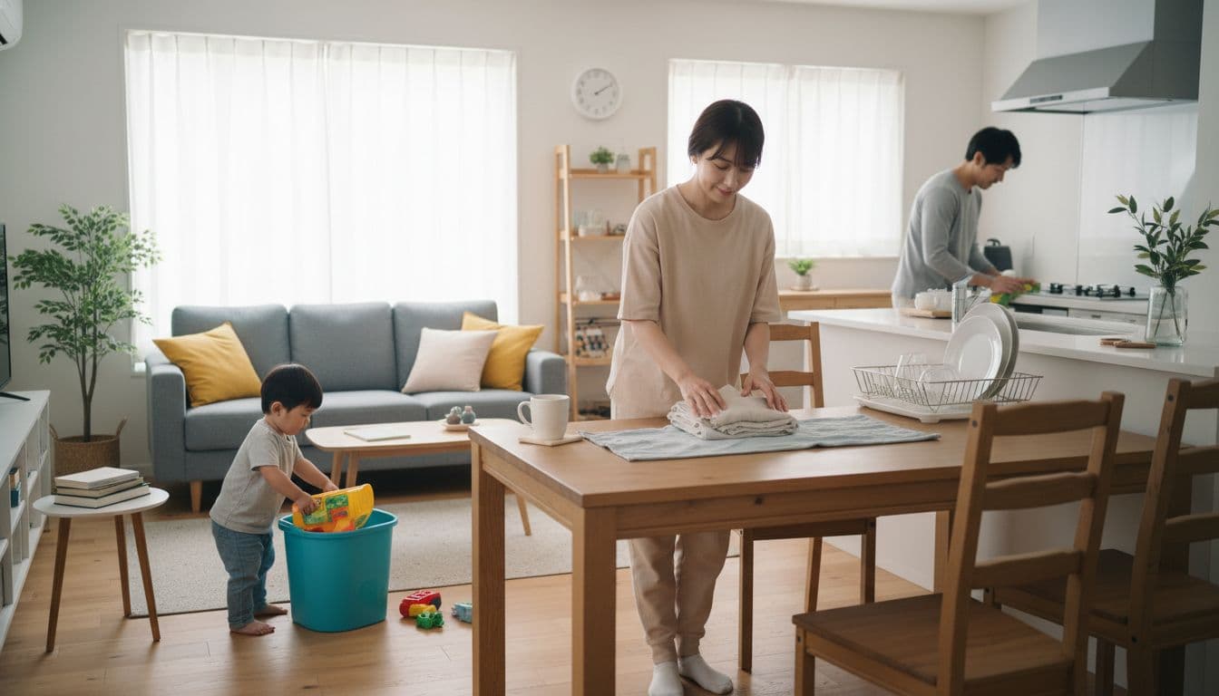 Como eu mantenho a casa organizada todo dia sem estresse