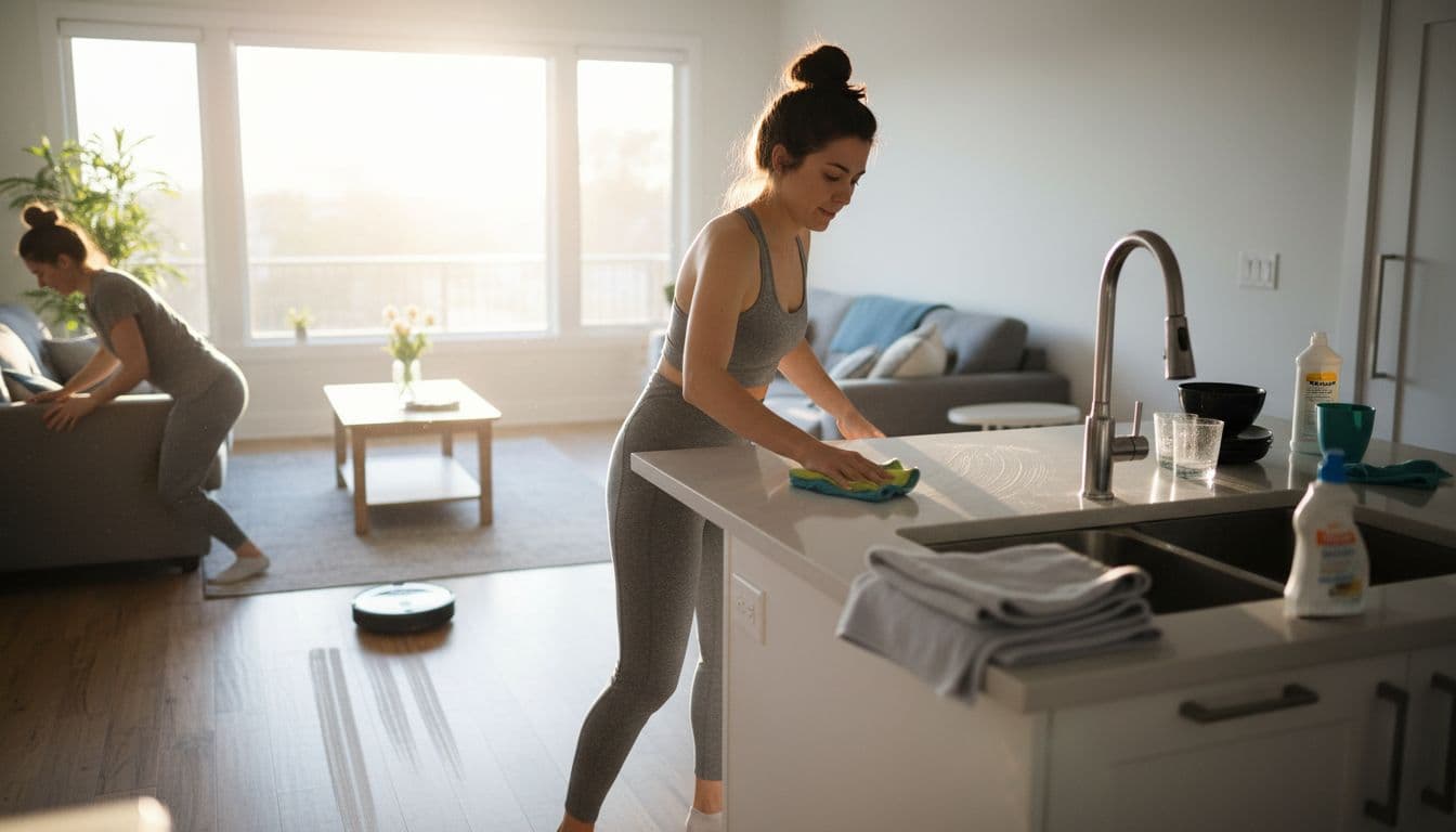 Como eu limpo a casa rápido sem passar horas na faxina | Guia 2026