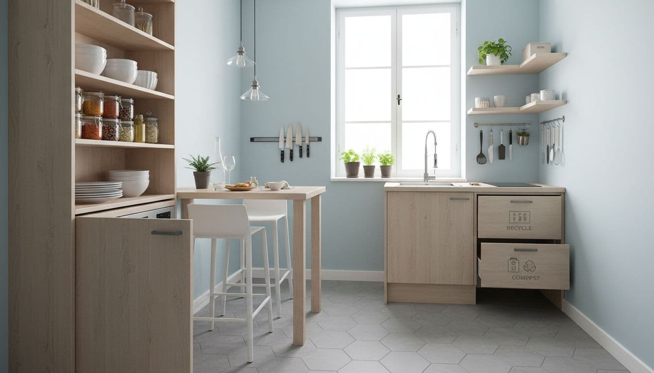 Como Eu Organizo uma Cozinha Pequena e Gano Espaço em 2026