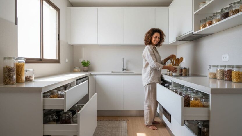 como organizar cozinha pequena