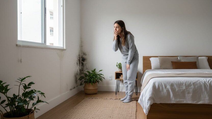 como acabar com mofo no quarto
