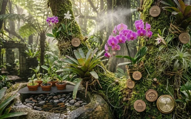 Como Aumentar a Umidade para Orquídeas: O Segredo das Folhas Verdes e Flores Duradouras