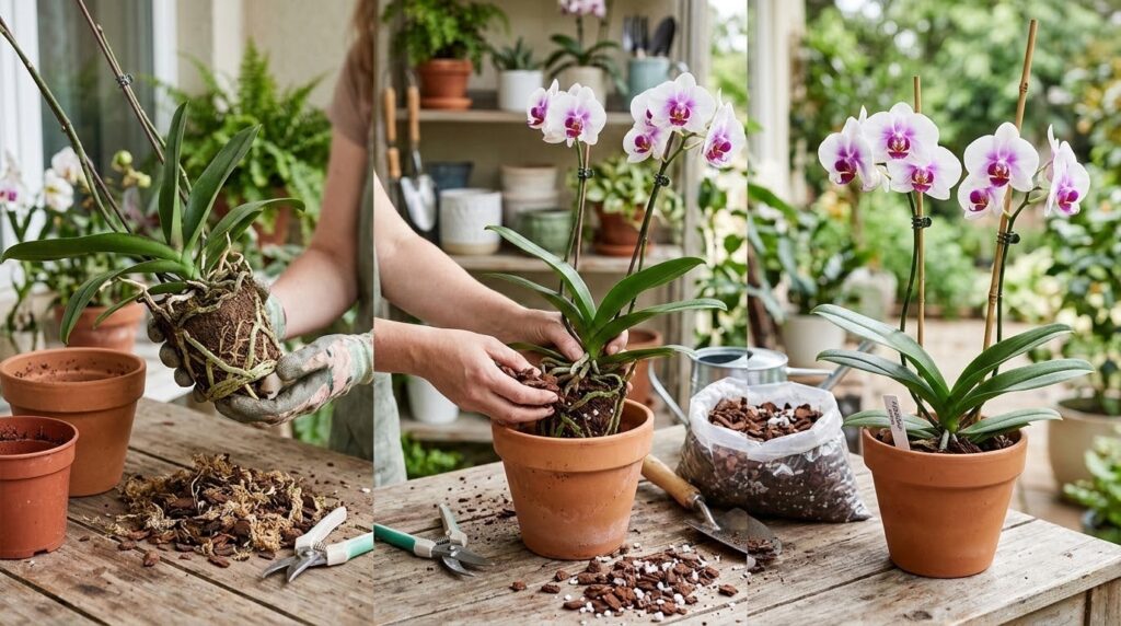 Como trocar o vaso da orquídea
