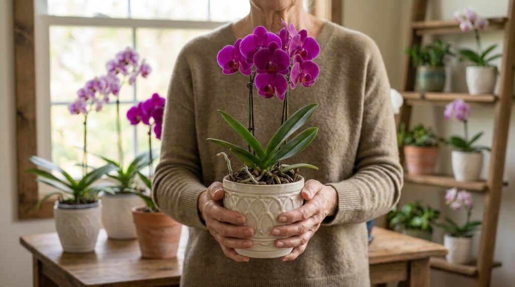 Como plantar orquídeas em vasos