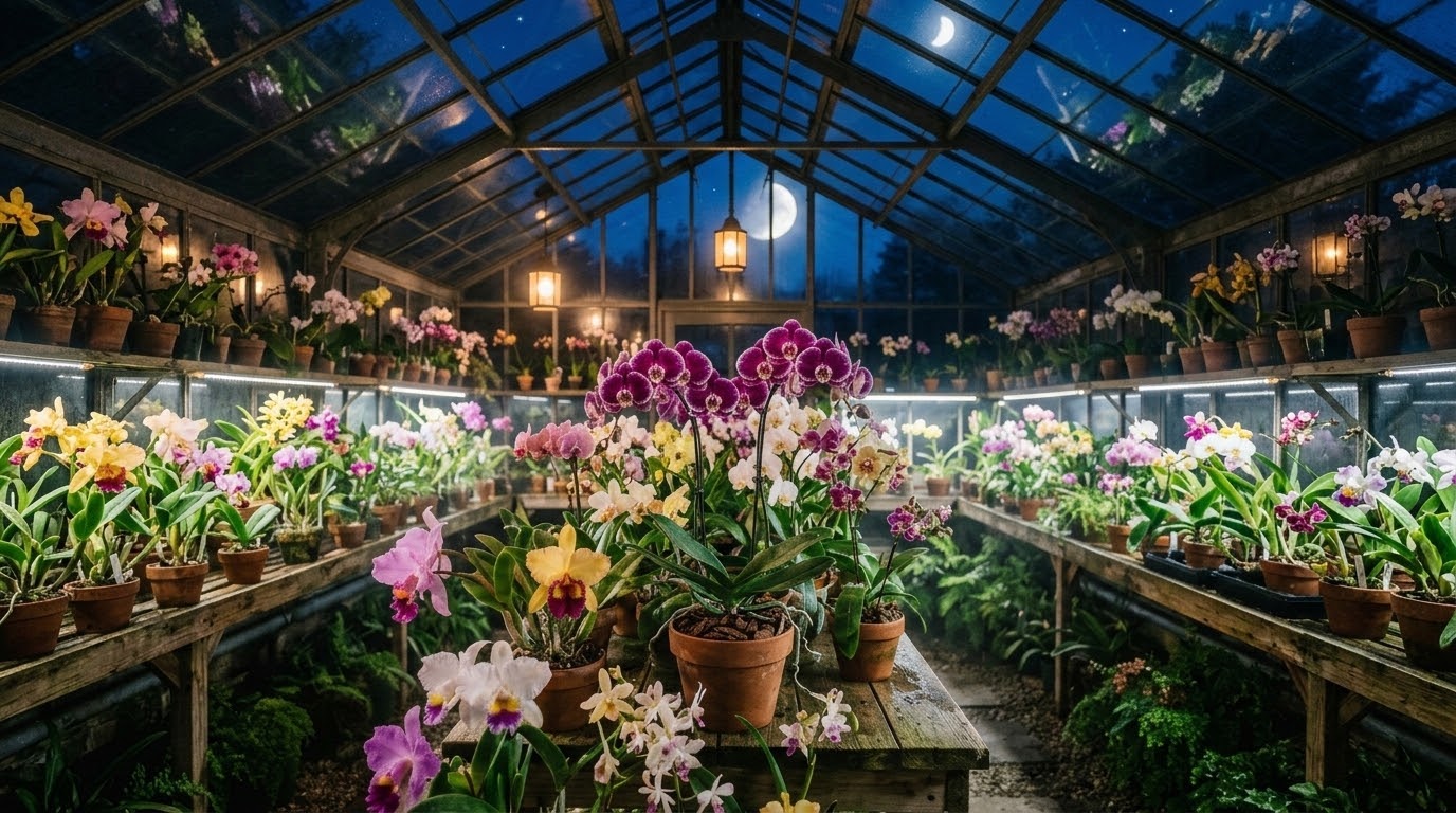 Como cultivar orquídeas em estufa
