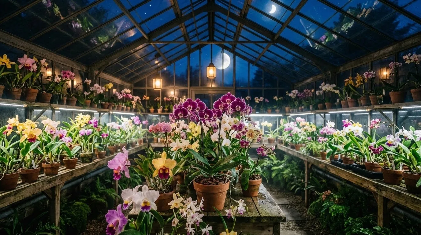 Como cultivar orquídeas em estufa