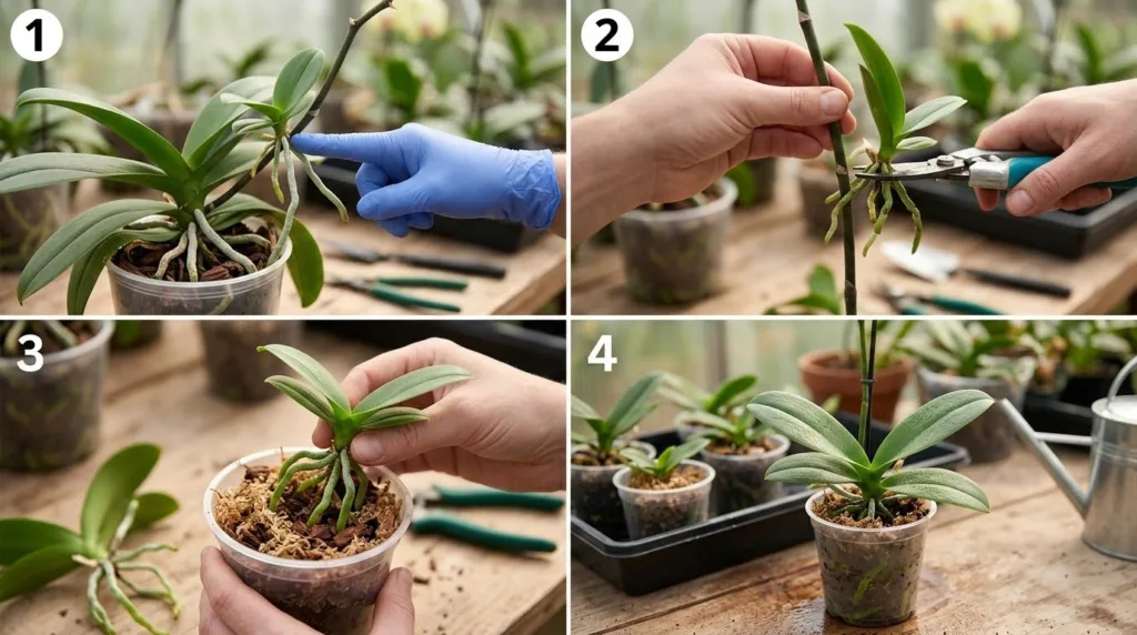 Como fazer mudas de orquídeas