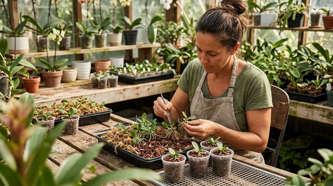 O Guia Monumental: Como Fazer Mudas de Orquídeas e Masterizar a Propagação