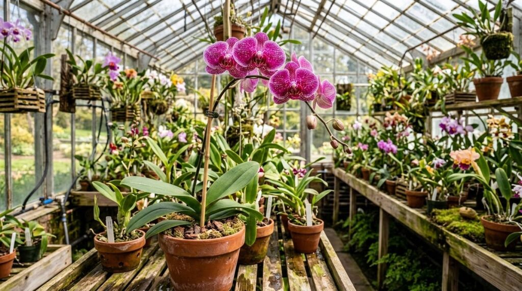 Como cultivar orquídeas em estufa