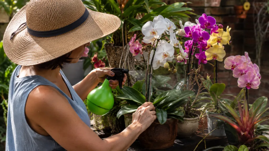 Como cuidar de orquídeas no verão