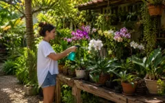 Como cuidar de orquídeas no verão