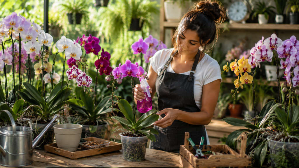 Guia completo de cuidados com orquídeas