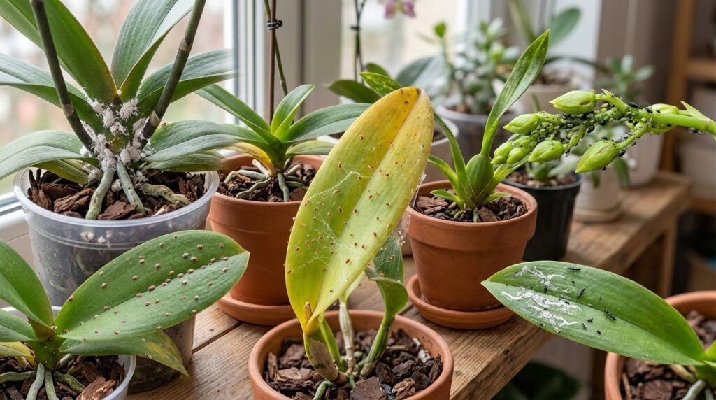 Pragas mais comuns em orquídeas