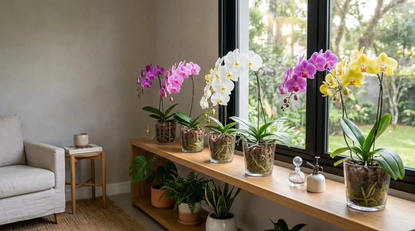 Cuidados diários com orquídeas