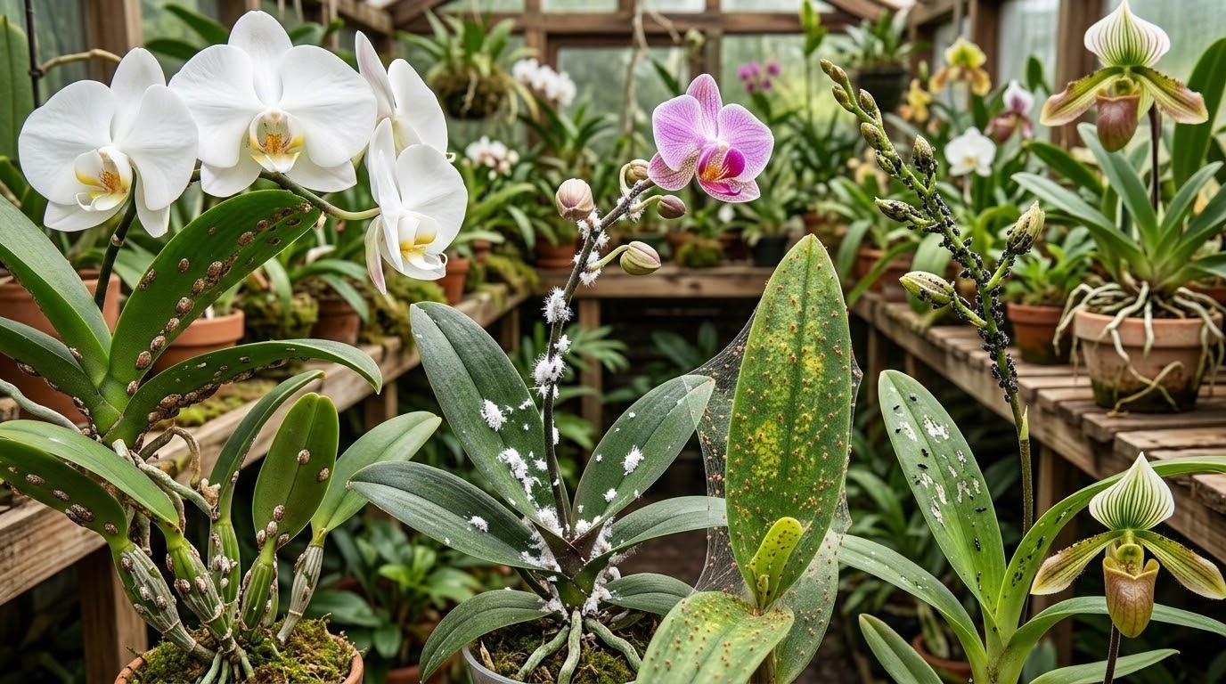 Diagnóstico, Prevenção e Controle de Pragas em Orquídeas