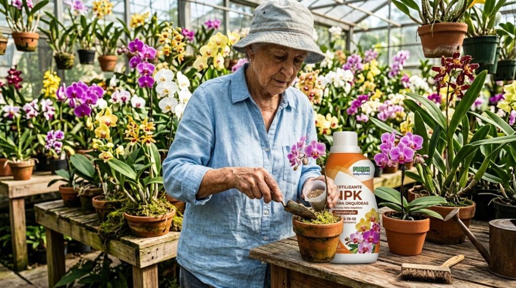 Como usar NPK em orquídeas