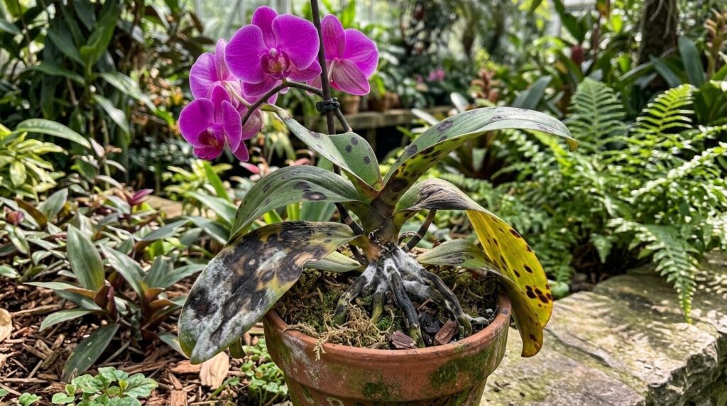 Fungos em orquídeas