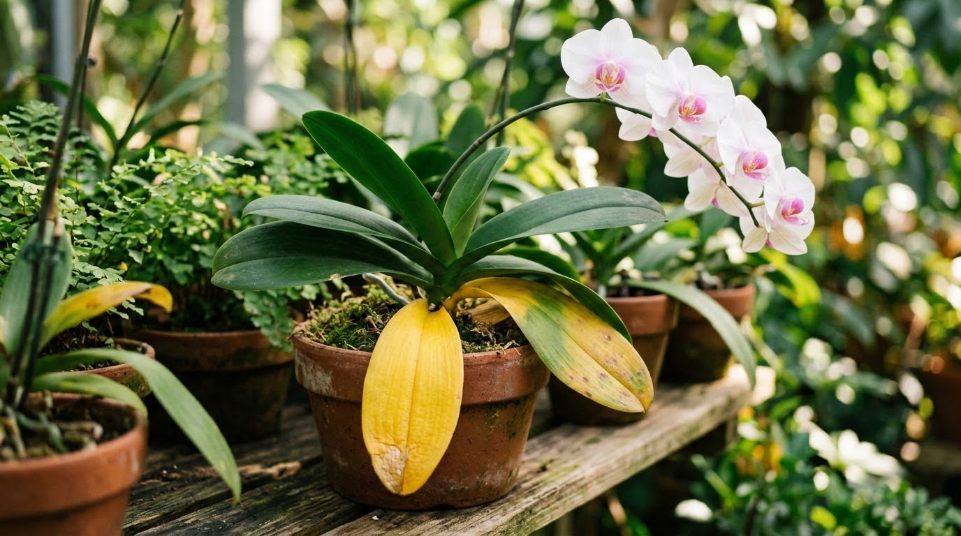 O Mistério das Folhas Amarelas em Orquídeas: Guia Completo de Diagnóstico e Recuperação