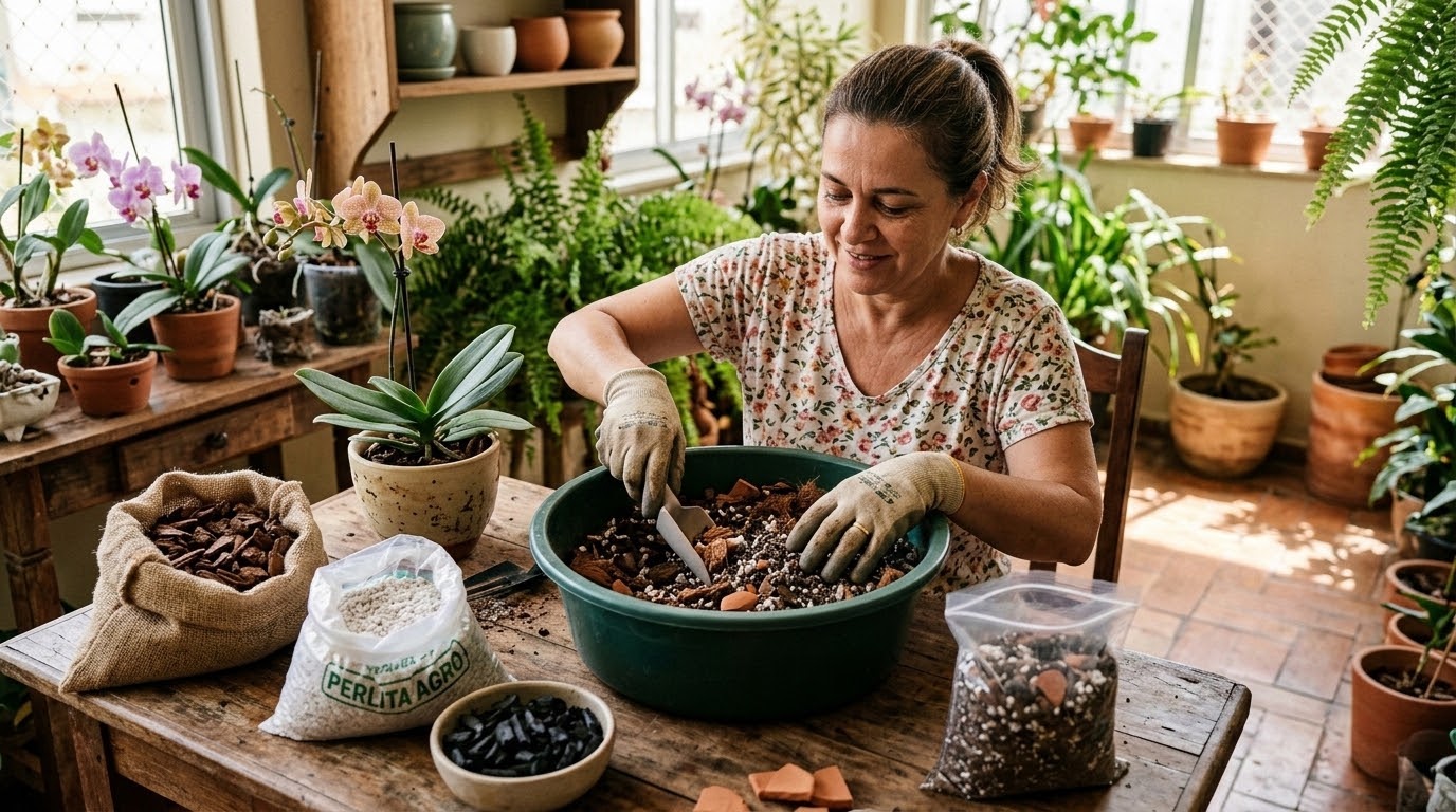 Como Preparar Substrato Caseiro: O Guia Definitivo para Cultivar Orquídeas de Forma Sustentável e Segura