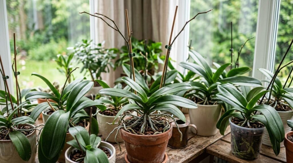 Por que a orquídea não floresce