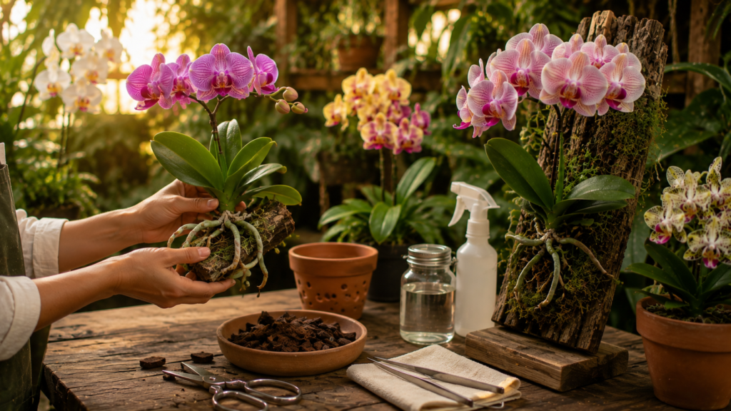 Passo a Passo para Plantar Orquídeas