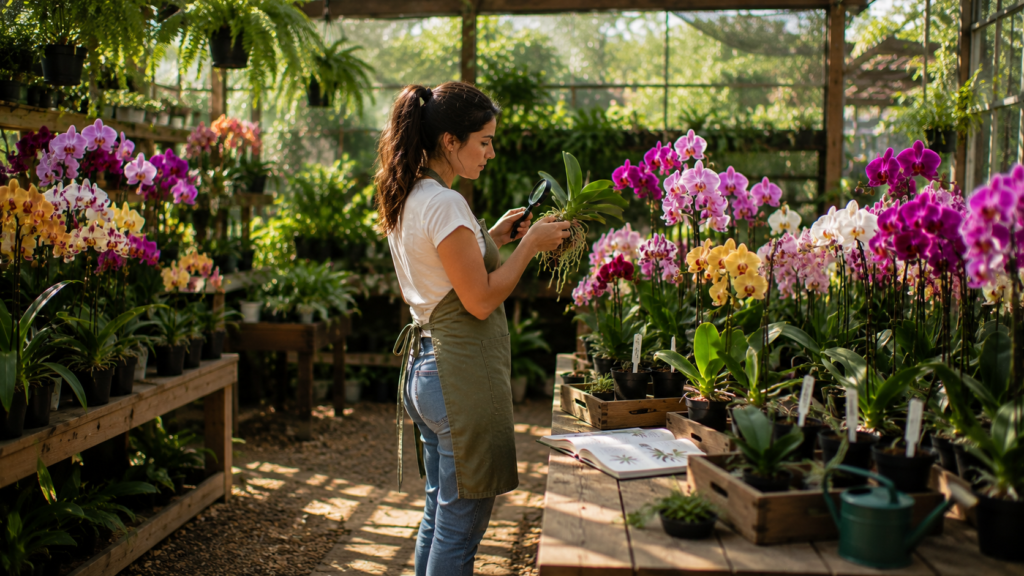 Como identificar espécies de orquídeas
