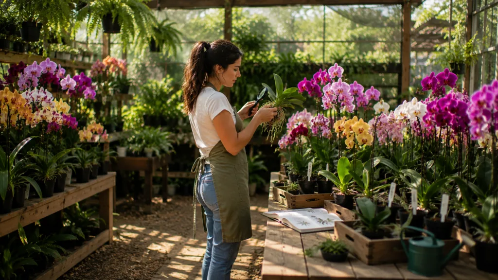 Como identificar espécies de orquídeas