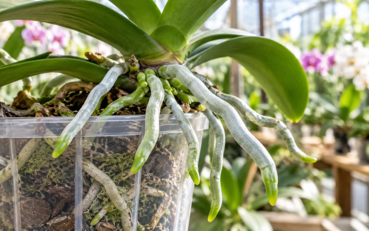 Raízes de orquídea: como reconhecer sinais de saúde e quando agir